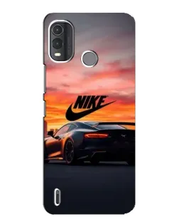 Чехол для Nokia G11 Plus с картинкой «Nike и суперкар»
