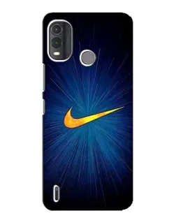 Чехол для Nokia G11 Plus с картинкой «Синий пульс Nike»