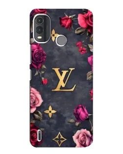 Чохол для Nokia G11 Plus з картинкою «Квітковий Louis Vuitton»