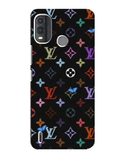 Чохол для Nokia G11 Plus з картинкою «Кольорова монограма LV»