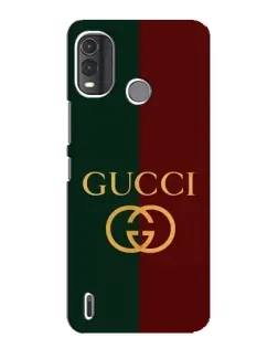Чехол для Nokia G11 Plus с картинкой «Gucci — темно-зеленый градиент»