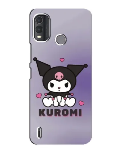 Чехол для Nokia G11 Plus с картинкой «Kuromi — фиолетовый арт»