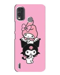 Чехол для Nokia G11 Plus с картинкой «My Melody и Kuromi»