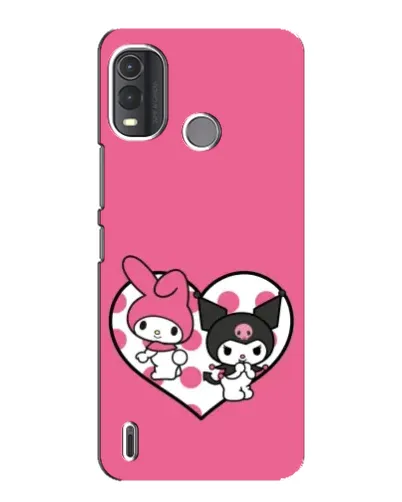 Чехол для Nokia G11 Plus с картинкой «Kuromi и My Melody»