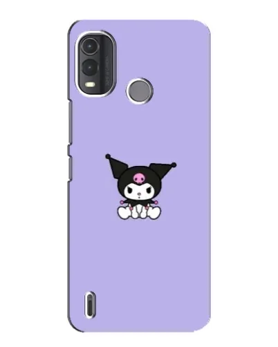 Чехол для Nokia G11 Plus с картинкой «Kuromi — фиолетовый минимализм»