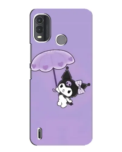 Чехол для Nokia G11 Plus с картинкой «Kuromi с зонтиком»