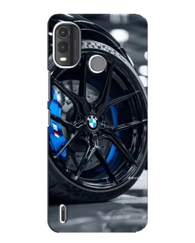 Чехол для Nokia G11 Plus с картинкой «Колесо BMW вблизи»