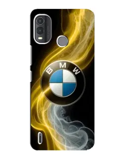 Чехол для Nokia G11 Plus с картинкой «Золотистый дым BMW»