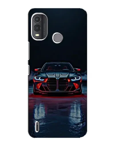Чехол для Nokia G11 Plus с картинкой «BMW на мокрой дороге»