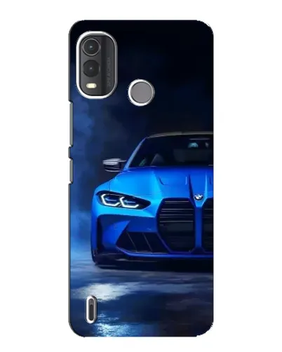 Чехол для Nokia G11 Plus с картинкой «Голубая BMW M4»