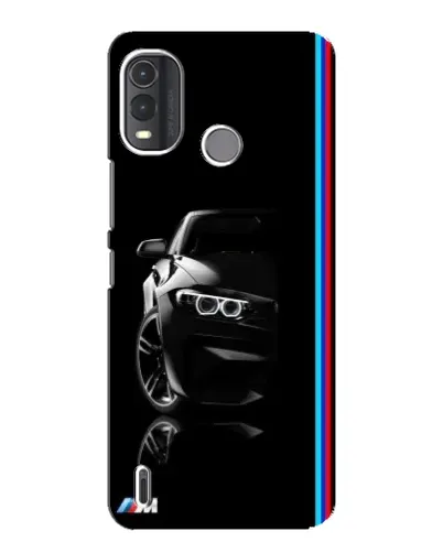 Чехол для Nokia G11 Plus с картинкой «Силуэт BMW в темноте»