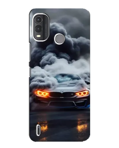 Чехол для Nokia G11 Plus с картинкой «BMW в дыму»