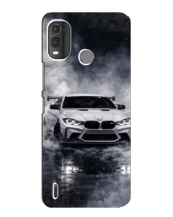 Чехол для Nokia G11 Plus с картинкой «BMW сквозь туман»