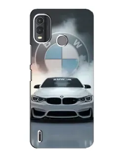 Чехол для Nokia G11 Plus с картинкой «BMW в белом дыму»