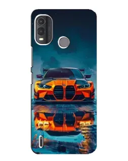 Чехол для Nokia G11 Plus с картинкой «BMW — золотая эмблема»