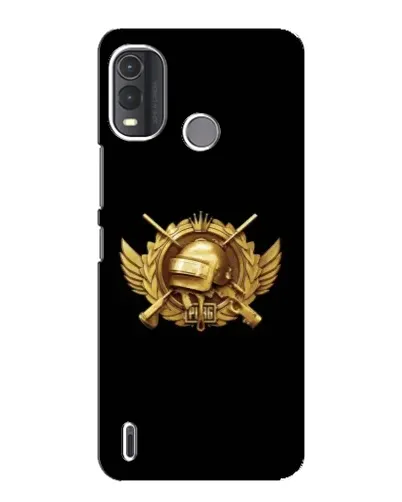 Чехол для Nokia G11 Plus с картинкой «PUBG — оранжевый градиент»