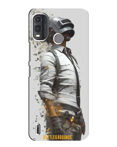 Чехол для Nokia G11 Plus с картинкой «PUBG — боец в пыли»