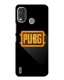 Чехол для Nokia G11 Plus с картинкой «PUBG — рамка лого»