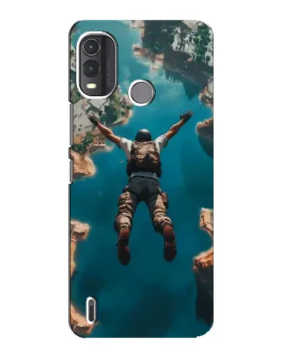 Чехол для Nokia G11 Plus с картинкой «PUBG — свободное падение»