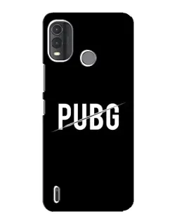 Чехол для Nokia G11 Plus с картинкой «PUBG — белый логотип»