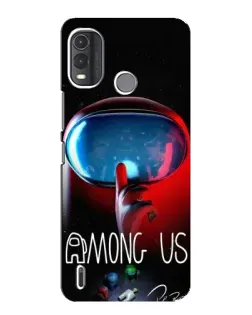 Чохол для Nokia G11 Plus з картинкою «Червоний імпостер — макро» Чохол для Nokia G11 Plus з картинкою «Червоний імпостер — макро»