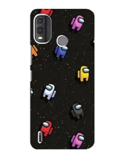 Чохол для Nokia G11 Plus з картинкою «Космічний патерн Among Us» Чохол для Nokia G11 Plus з картинкою «Космічний патерн Among Us»