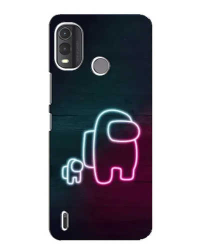 Чохол для Nokia G11 Plus з картинкою «Among Us неон-арт» Чохол для Nokia G11 Plus з картинкою «Among Us неон-арт»