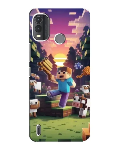 Чехол для Nokia G11 Plus с картинкой «Стив на ферме» Чехол для Nokia G11 Plus с картинкой «Стив на ферме»