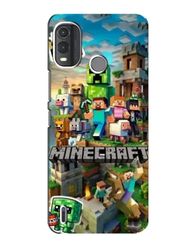 Чехол для Nokia G11 Plus с картинкой «Замок Minecraft» Чехол для Nokia G11 Plus с картинкой «Замок Minecraft»