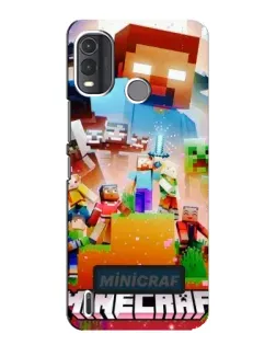 Чохол для Nokia G11 Plus з картинкою «Minecraft герої гри» Чохол для Nokia G11 Plus з картинкою «Minecraft герої гри»