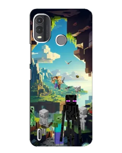 Чехол для Nokia G11 Plus с картинкой «Эндермен в лесу» Чехол для Nokia G11 Plus с картинкой «Эндермен в лесу»