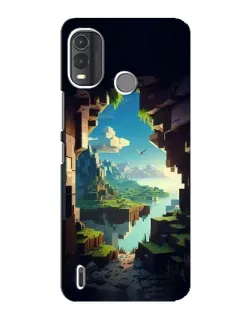Чехол для Nokia G11 Plus с картинкой «Вид из пещеры»