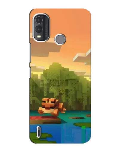 Чехол для Nokia G11 Plus с картинкой «Майнкрафт закат солнца» Чехол для Nokia G11 Plus с картинкой «Майнкрафт закат солнца»
