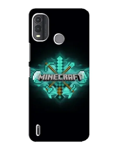 Чехол для Nokia G11 Plus с картинкой «Minecraft Diamond лого» Чехол для Nokia G11 Plus с картинкой «Minecraft Diamond лого»