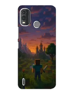 Чехол для Nokia G11 Plus с картинкой «Стив у башни»