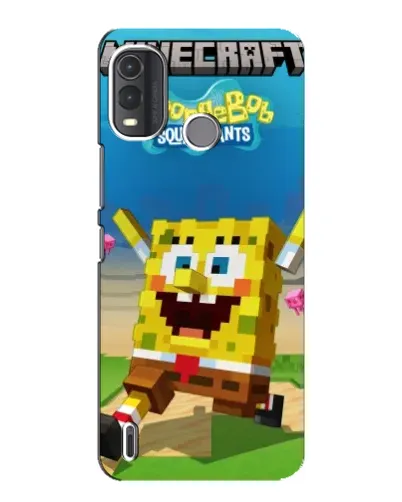 Чохол для Nokia G11 Plus з картинкою «Губка Боб Minecraft» Чохол для Nokia G11 Plus з картинкою «Губка Боб Minecraft»
