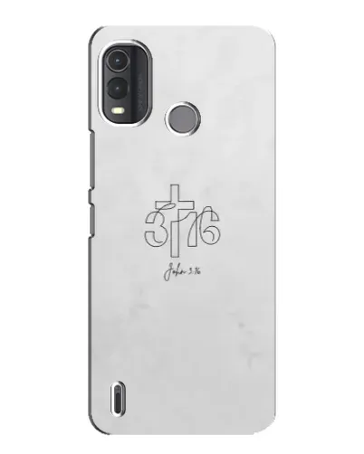 Чохол для Nokia G11 Plus з картинкою «Івана 3:16 Хрест»