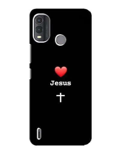 Чохол для Nokia G11 Plus з картинкою «Серце - Jesus»