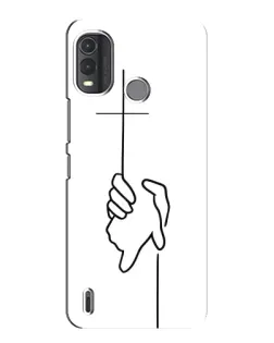 Чохол для Nokia G11 Plus з картинкою «Рука тримає»