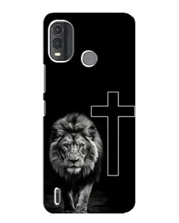 Чохол для Nokia G11 Plus з картинкою «Лев та Хрест»