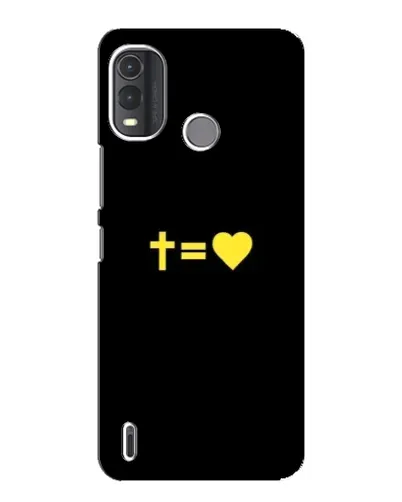 Чохол для Nokia G11 Plus з картинкою «Серце та Хрест»