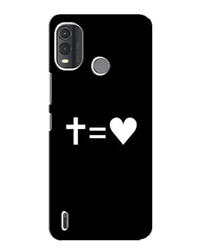 Чохол для Nokia G11 Plus з картинкою «Хрест та Серце»