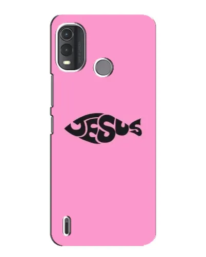 Чохол для Nokia G11 Plus з картинкою «Рожевий символ Jesus»