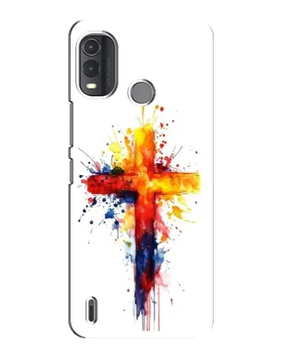 Чохол для Nokia G11 Plus з картинкою «Акварельний хрест»