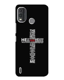 Чехол для Nokia G11 Plus с картинкой «Текстовый крест» Чехол для Nokia G11 Plus с картинкой «Текстовый крест»