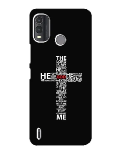 Чехол для Nokia G11 Plus с картинкой «Текстовый крест» Чехол для Nokia G11 Plus с картинкой «Текстовый крест»