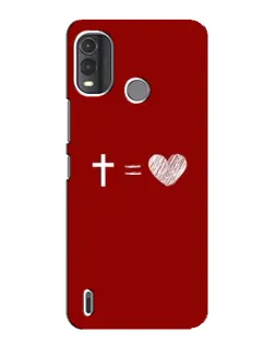 Чехол для Nokia G11 Plus с картинкой «Уравнение любви» Чехол для Nokia G11 Plus с картинкой «Уравнение любви»
