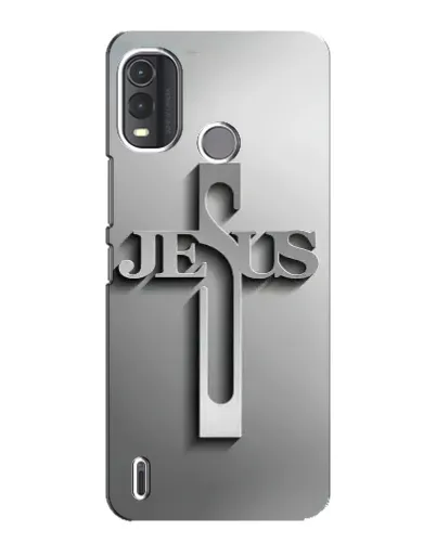 Чехол для Nokia G11 Plus с картинкой «Металлический крест Jesus» Чехол для Nokia G11 Plus с картинкой «Металлический крест Jesus»