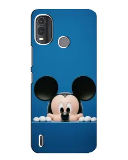 Чехол для Nokia G11 Plus с картинкой «Микки выглядывает» Чехол для Nokia G11 Plus с картинкой «Микки выглядывает»