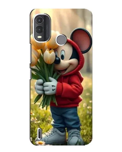 Чохол для Nokia G11 Plus з картинкою «Міккі з тюльпанами» Чохол для Nokia G11 Plus з картинкою «Міккі з тюльпанами»